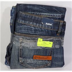TWO PAIRS OF BLUE BLOOD WOMENS JEANS 28/32