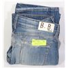 Image 1 : TWO PAIRS OF BLUE BLOOD WOMENS JEANS 28/32