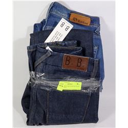 TWO PAIRS OF BLUE BLOOD JEANS 25/34 & 25/32