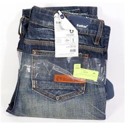 2 PAIRS OF BLUE BLOOD 27/34 BLUE JEANS