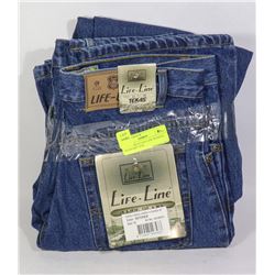 TWO PAIRS OF LIFE LINE WOMENS JEANS SIZE 33/36