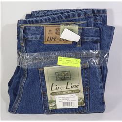 TWO PAIRS OF LIFE LINE WOMENS JEANS SIZE 33/36