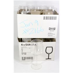 TWO BOXES OF WINE GLASSES