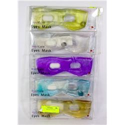 LOT OF 5 NEW HOT/COLD EYE MASKS