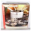Image 1 : HOME PRESENCE STAINLESS STEEL MEAT FONDUE SET