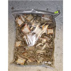 BAG OF ASSORTED KEYCHAINS