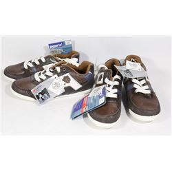 TWO PAIRS OF PEPPERTS KINDER SNEAKER SIZE EU 35