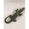 Image 1 : ALLIGATOR DESIGN RHINESTONE BROOCH