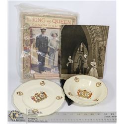 1939 CANADA ROYAL VISIT. MEAKIN PLATE/BOWL, SOUVEN