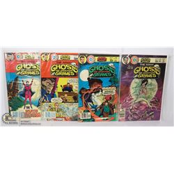 FOUR CHARLTON MANY GHOSTS OF DR GRAVES COMICS #