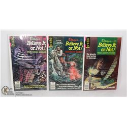 THREE 35/40 CENT GOLD KEY RIPLEYS BELIEVE IT OR NO