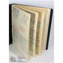 21 PG.BINDER OF OLD STAMP COLLECTION. ESTATE