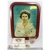 Image 1 : 1953 QUEEN ELIZABETH CORONATION ITEMS. CANDY DISH,