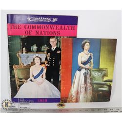 1959 CANADA ROYAL VISIT. EDM SOUVENIR PROG.,PIN BA