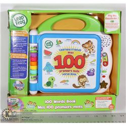 LEAP FROG "100 WORDS BOOK" ELECTRONIC KIDS TOY