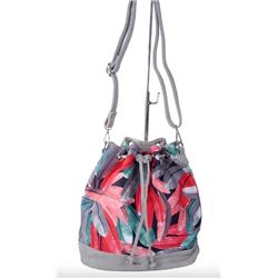 NEW DION FEATHER DESIGN BACKPACK STYLE PURSE