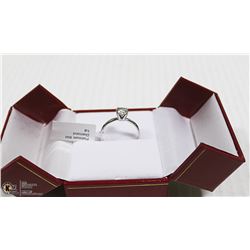 PLATINUM GREEN DIAMOND (SIZE I2)(1CT) RING