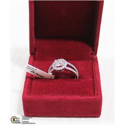 14K WHITE GOLD DIAMOND(G-H, I)(1CT)  RING SIZE 7