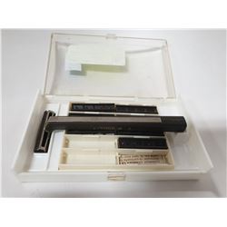 70'S GILLETTE RAZOR & CONTAINER