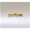 Image 2 : 18K YELLOW GOLD DIAMOND RING
