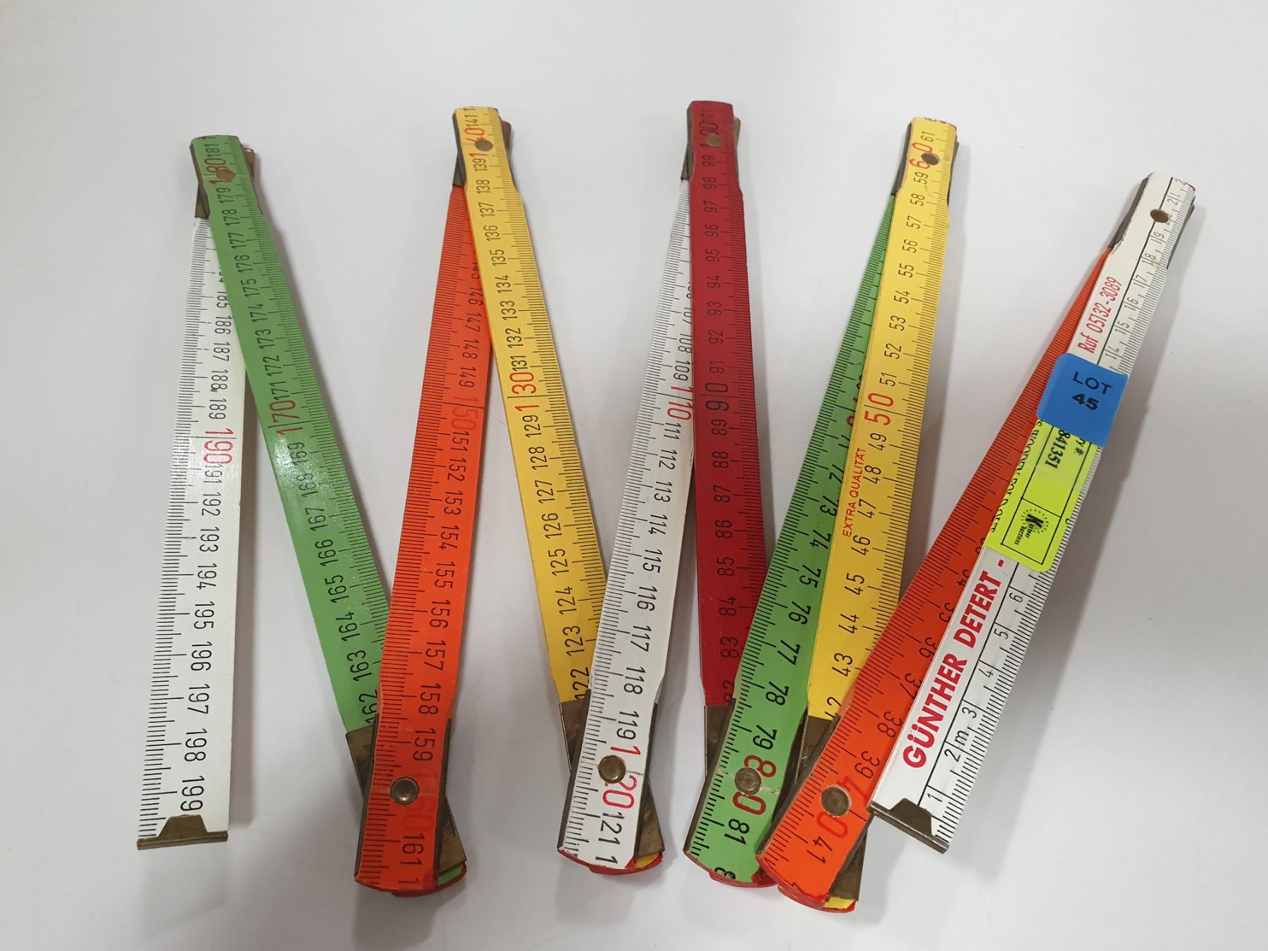 GERMAN 1960 S WOODEN FOLD OUT RULER german-1960-s-wooden-fold-out-ruler