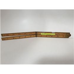 1950'S LUFKIN FOLD OUT RULER MADE IN CANADA 781