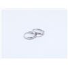 Image 3 : 2 X 14K WHITE GOLD DIAMOND RINGS (2 BANDS)