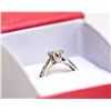 Image 1 : 14K WHITE GOLD FANCY CUT DIAMOND RING