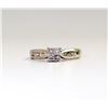 Image 2 : 14K WHITE GOLD FANCY CUT DIAMOND RING
