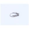 Image 3 : 14K WHITE GOLD FANCY CUT DIAMOND RING