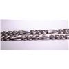 Image 1 : 10K WHITE GOLD BRIGHT CUT CURB LINK CHAIN (20")