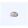 Image 3 : 18K WHITE AND YELLOW GOLD DIAMOND RING
