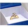 Image 1 : 14K YELLOW AND WHITE GOLD DIAMOND RING
