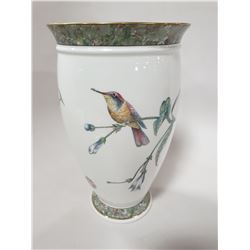 WEDGWOOD HUMMINGBIRDS VASE 9" TALL