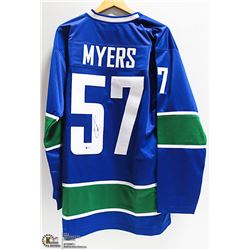 VANCOUVER CANUCKS SIGNED JERSERY COMES WITH