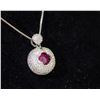 Image 2 : 925 SILVER PENDANT WITH 127 AAA CUBIC ZIRCONIA,