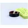 Image 1 : 8MM WIDE MATTE BLACK TUNGSTEN RING WITH WOOD