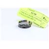 Image 1 : 7.5MM WIDE BLACK, CONCAVE TUNGSTEN RING, SIZE 10