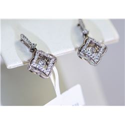 925 SILVER EARRING SET WITH AAA CUBIC ZIRCONIA,