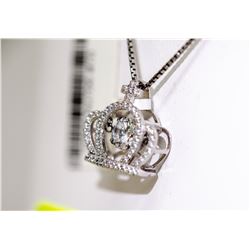 925 SILVER PENDANT WITH AAA CUBIC ZIRCONIA,