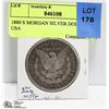 Image 1 : 1880 S MORGAN SILVER DOLLAR USA