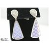 Image 2 : 925 SILVER EARRINGS WITH AA CUBIC ZIRCONIA  AND