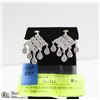 Image 1 : 925 SILVER EARRINGS WITH 280 AAA CUBIC ZIRCONIA