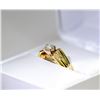 Image 1 : 14K YELLOW AND WHITE GOLD DIAMOND RING