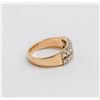 Image 3 : 10K YELLOW GOLD DIAMOND RING