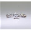 Image 2 : 14K WHITE GOLD DIAMOND RING