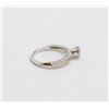 Image 3 : 14K WHITE GOLD DIAMOND RING