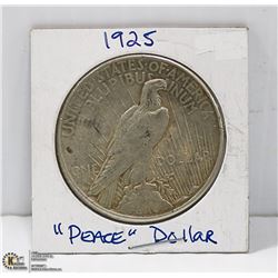 1925 U.S. "PEACE" SILVER DOLLAR