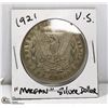 Image 1 : 1921 U.S. "MORGAN" SILVER DOLLAR