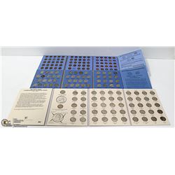 3 COMPLETE ALBUMS OF USA, $.25, $.05, $.01